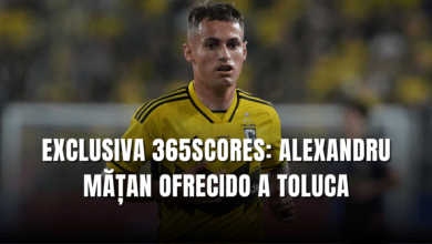 Exclusiva 365Scores Alexandru Matan ofrecido al Toluca
