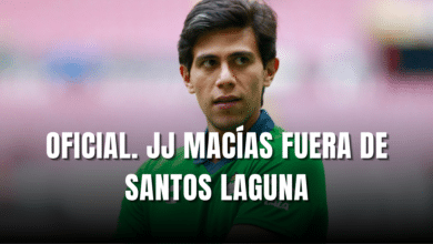 Oficial JJ Macías fuera de Santos Laguna