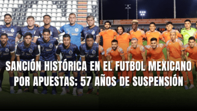 Sancion historica futbol mexicano apuestas 57 años