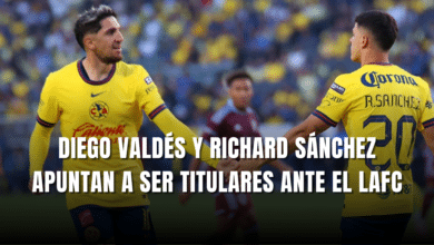 Titulares. Diego Valdés y Richard Sánchez apuntan al XI inicial ante LAFC