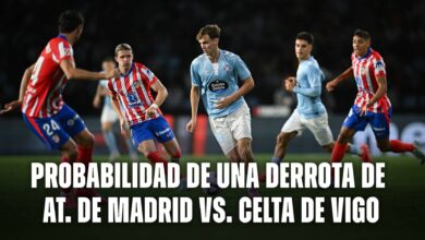 Probabilidades de una derrota de Atlético de Madrid vs Celta de Vigo