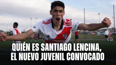 Santiago Lencina, nuevo juvenil en la lista de convocados de River
