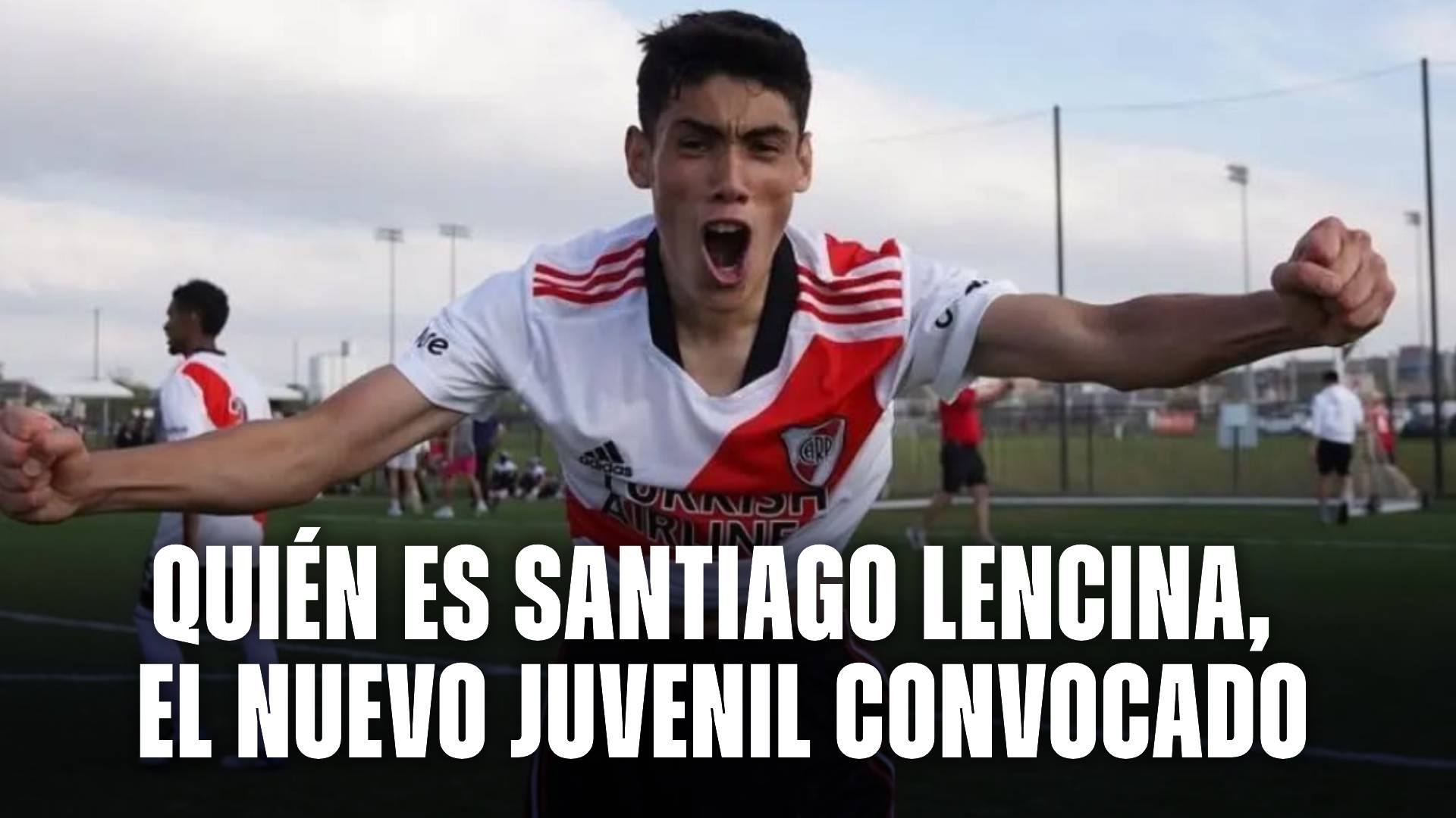 Santiago Lencina, nuevo juvenil en la lista de convocados de River