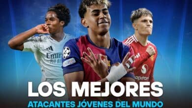 Estos son los mejores delanteros jovenes del mundo, con Lamine Yamal a la cabeza.