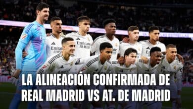 La alineación del Real Madrid vs Atlético de Madrid