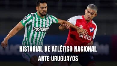 Atlético Nacional historial ante uruguayos