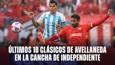 Independiente y sus números en los últimos 10 clásicos vs Racing en el Libertadores de América.