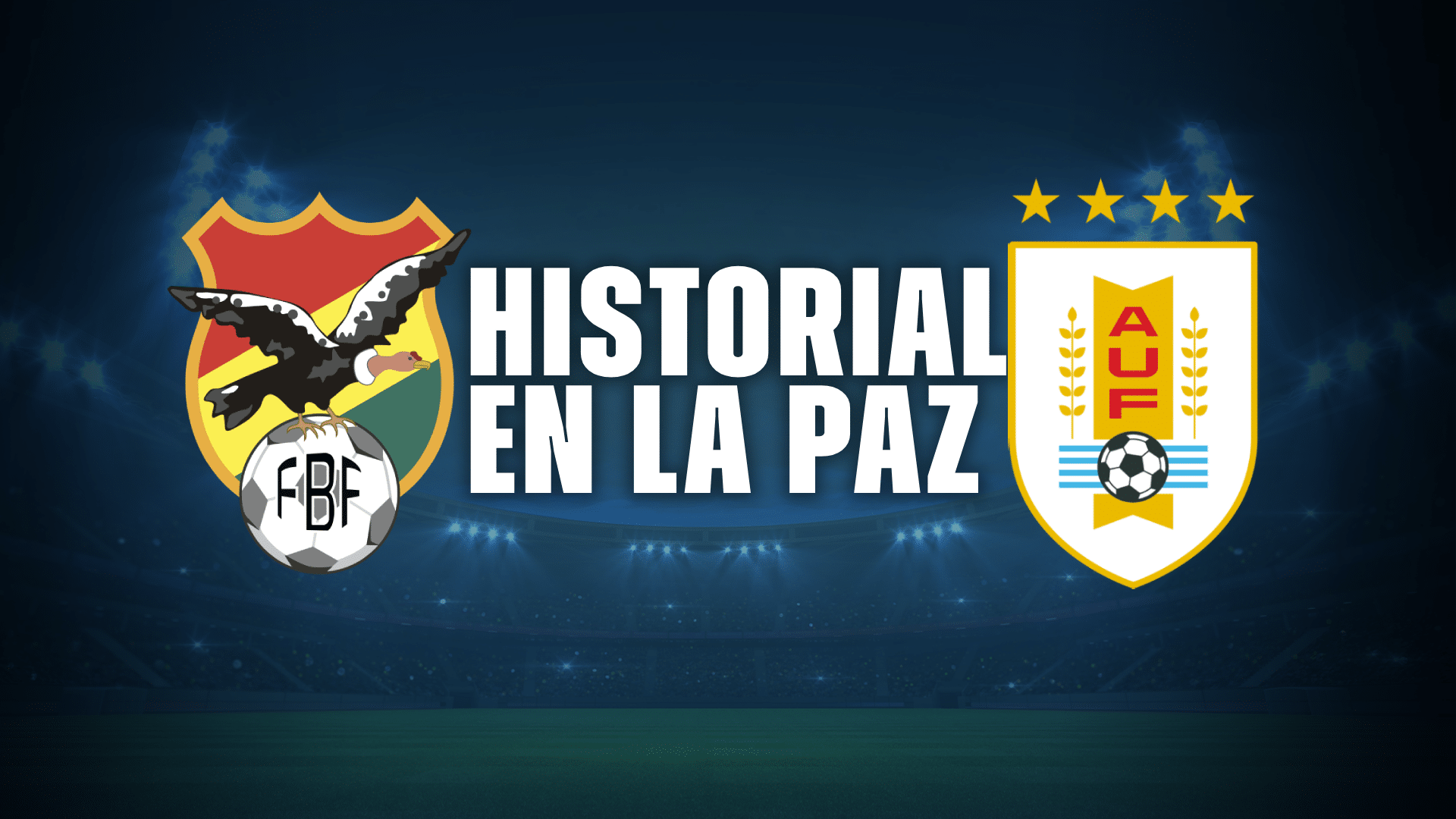 Bolivia vs Uruguay jugarán en la altura de El Alto, será el primer duelo entre ambos allí.