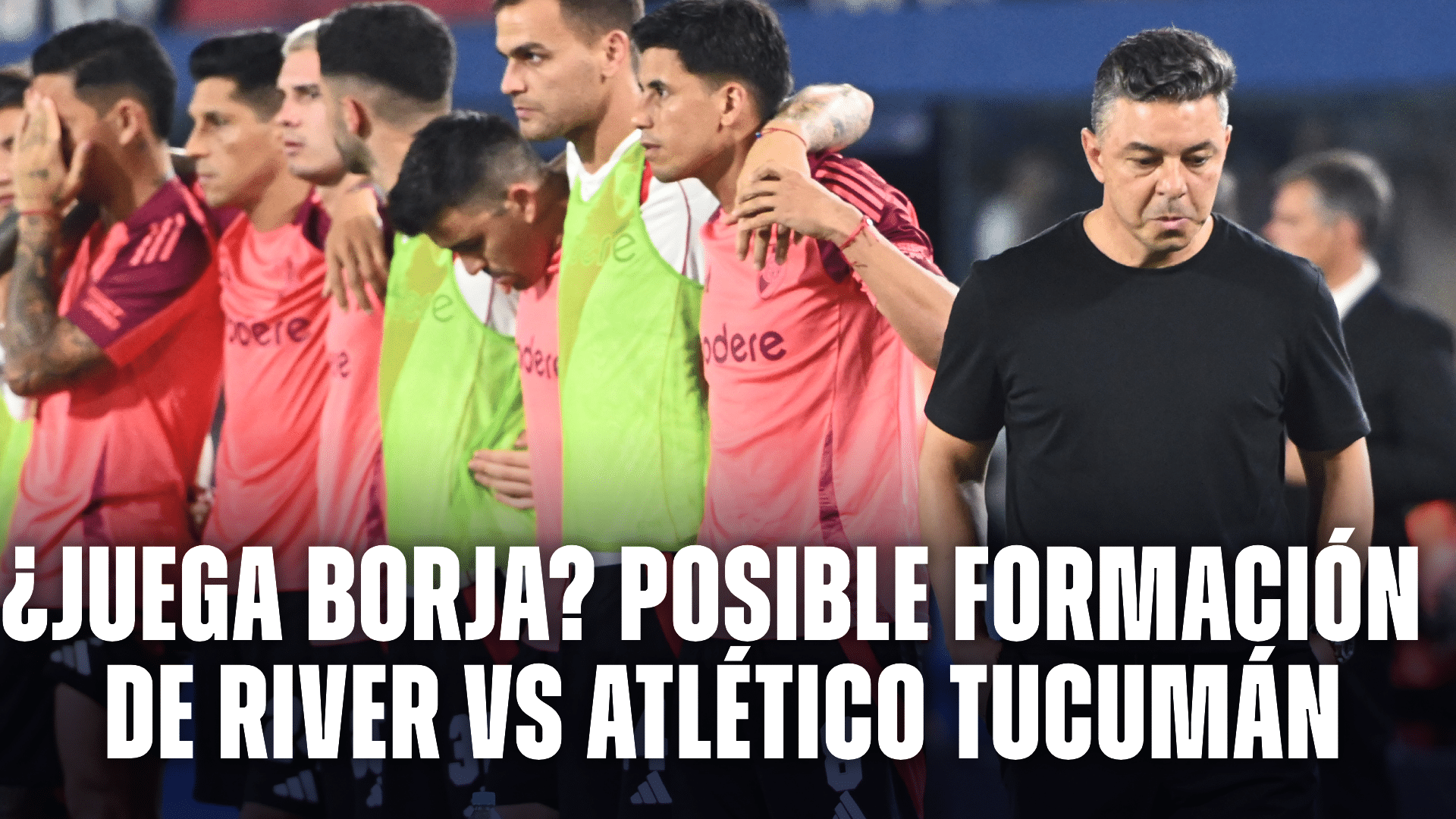 Miguel Ángel Borja también está en duda en el posible XI de River, ¿jugará?.