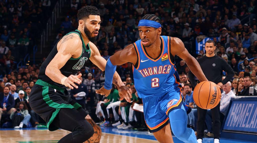 Celtics vs Thunder, uno de los partidos especiales de la NBA durante este miércoles.