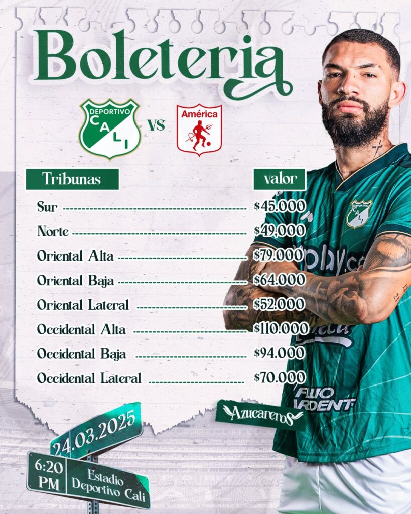 Deportivo Cali boletería