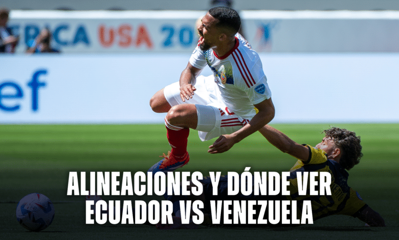 Ecuador vs Venezuela, partido de mucha importancia en Quito.