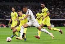 Probabilidades de gol de Kylian Mbappé vs Manchester City por Champions League (Getty Images)