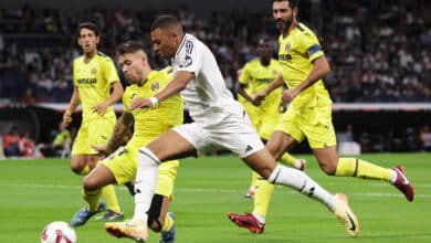 Probabilidades de gol de Kylian Mbappé vs Manchester City por Champions League (Getty Images)