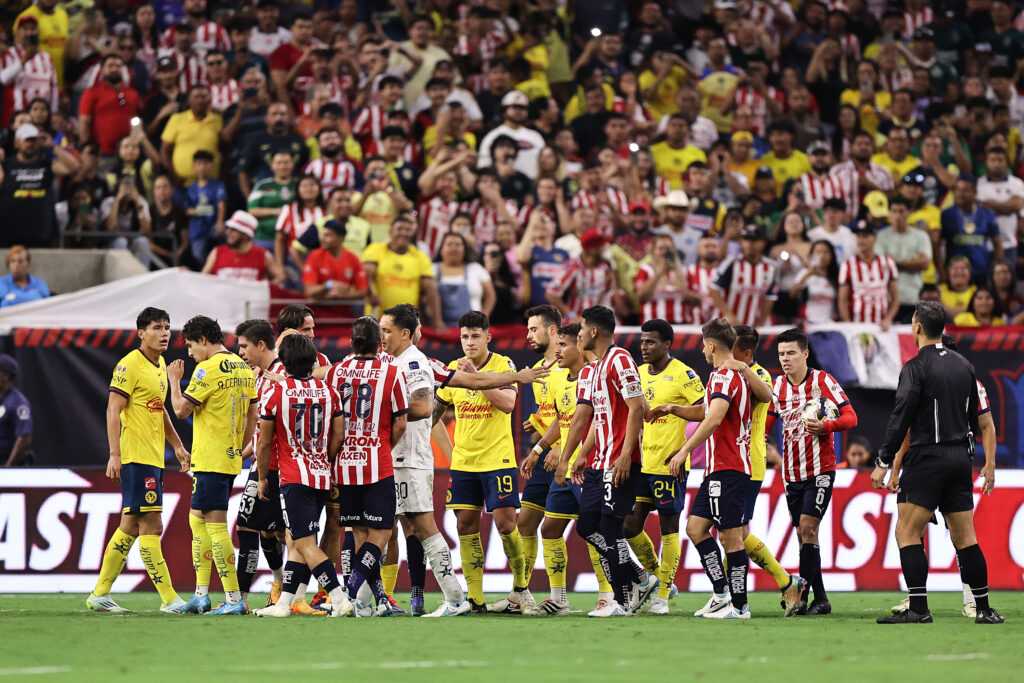 América vs Chivas. (Photo by Omar Vega/Getty Images)