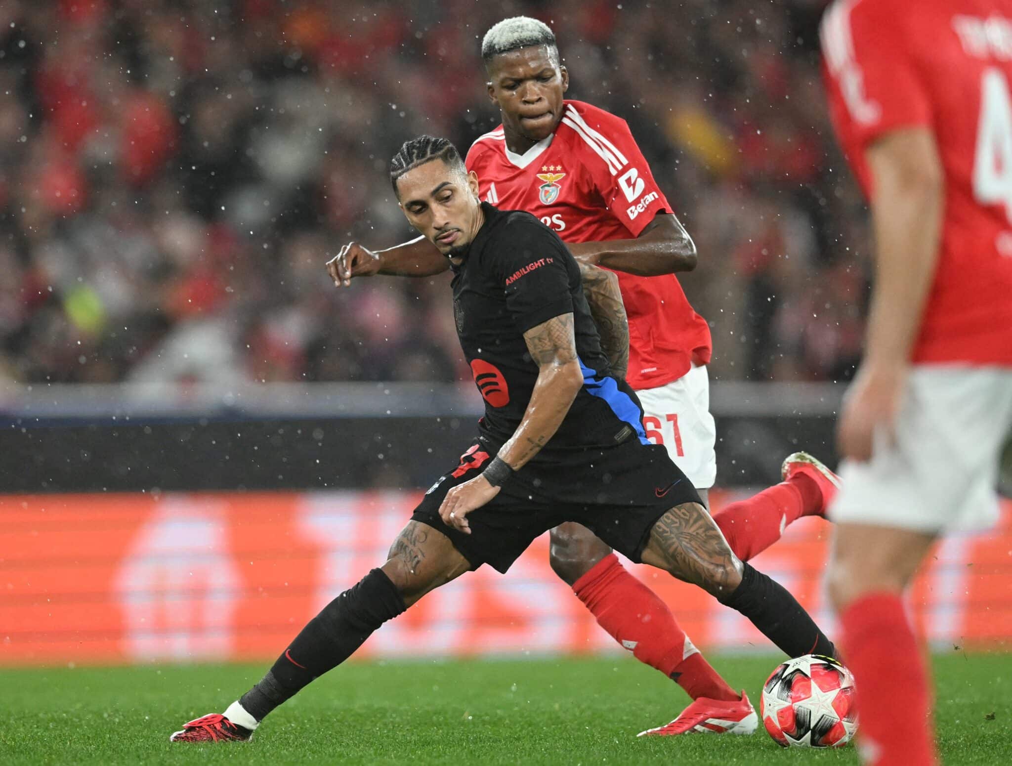 Raphinha Barcelona Benfica