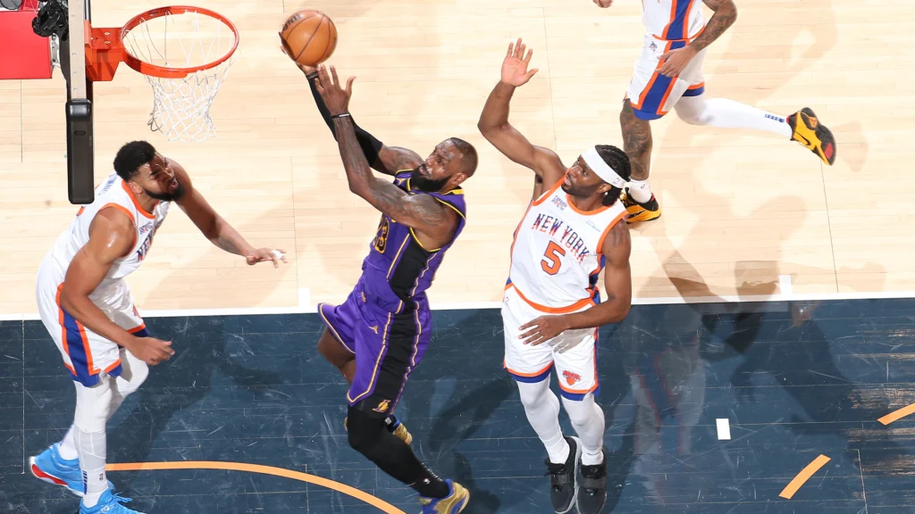 Lakers vs Knicks, uno de los partidos especiales de la NBA.