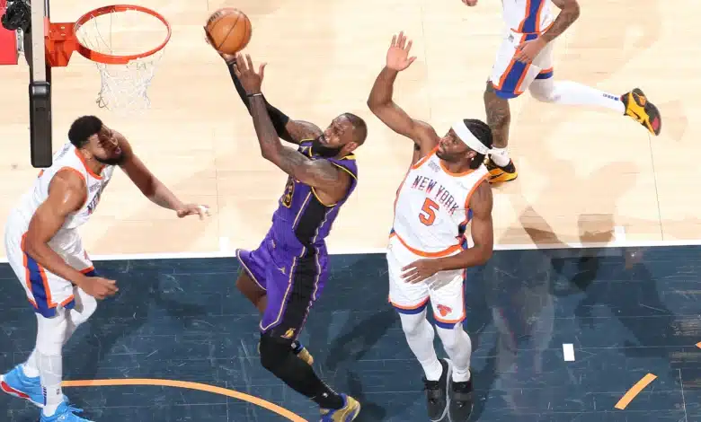 Lakers vs Knicks, uno de los partidos especiales de la NBA.