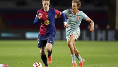 Frenkie De Jong Marcos Llorente Atlético Madrid vs Barcelona