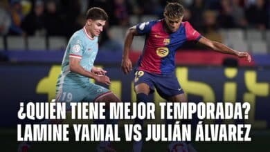 Lamine Yamal vs. Julián Álvarez Atlético Madrid Barcelona