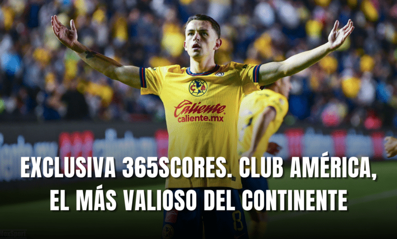 Exclusiva 365Scores Club América el más valioso del Continente