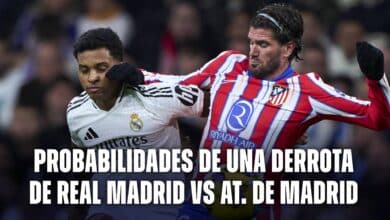 Probabilidades de una derrota de Real Madrid vs Atlético de Madrid en el derby
