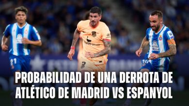 Atlético de Madrid vs Espanyol: probabilidades de una derrota Colchonera