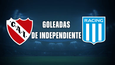 Estas son las máximas goleadas de Independiente vs Racing.