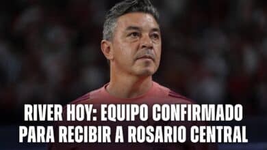 River hoy: equipo confirmado para recibir a Rosario Central