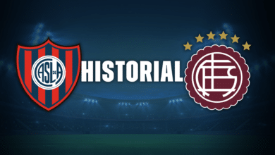 San Lorenzo vs Lanús, un enfrentamiento parejo y vibrante del fútbol argentino.