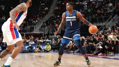 Piñas en la NBA en Pistons vs Timberwolves