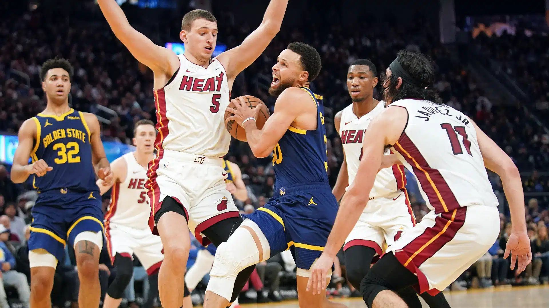 Heat vs Warriors será uno de los partidos más esperados en la jornada de martes de la NBA.