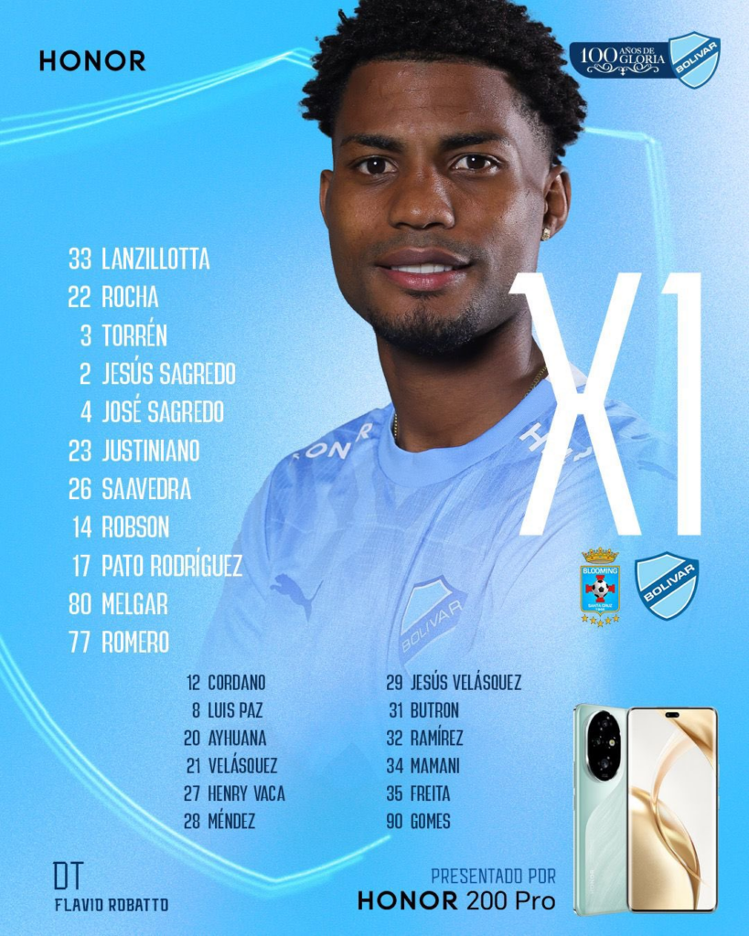 La formación de Bolívar hoy.