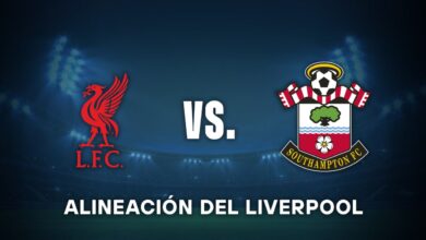 Liverpool hoy: alineación