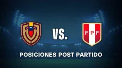 posiciones post venezuela peru