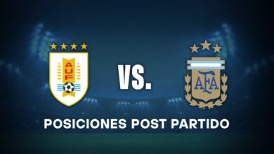 posiciones de eliminatorias hoy