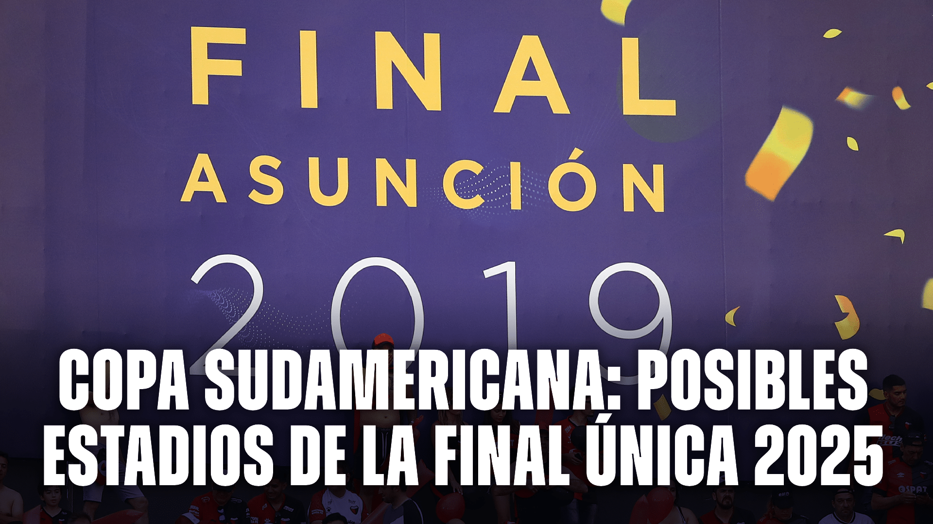 La final Única de la Copa Sudamericana será en Santa Cruz de la Sierra, ¿pero dónde?.