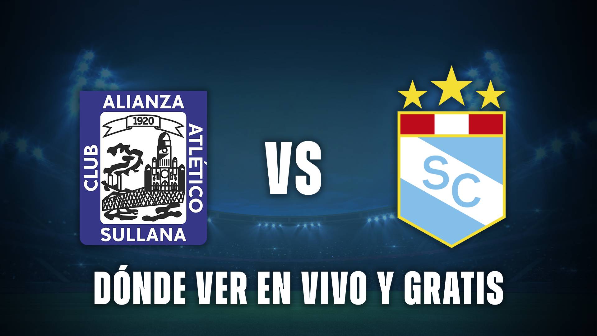 Alianza Atlético vs Sporting Cristal hoy: donde ver en vivo