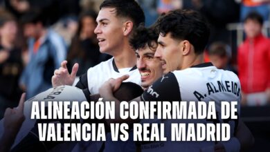 Valencia hoy: alineación confirmada vs Real Madrid
