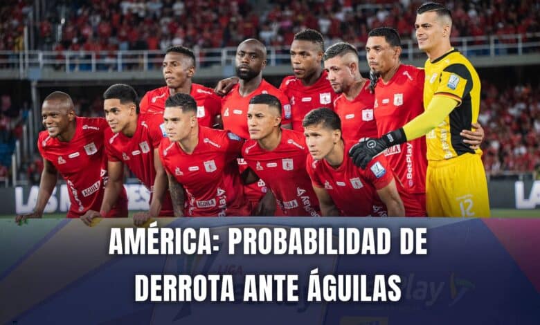 América de Cali probabilidad derrota vs Águilas Liga BetPlay 2025