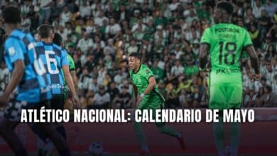 Atlético Nacional Calendario mayo