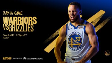 Warriors vs Grizzlies será el segundo encuentro del Play-In de la NBA.