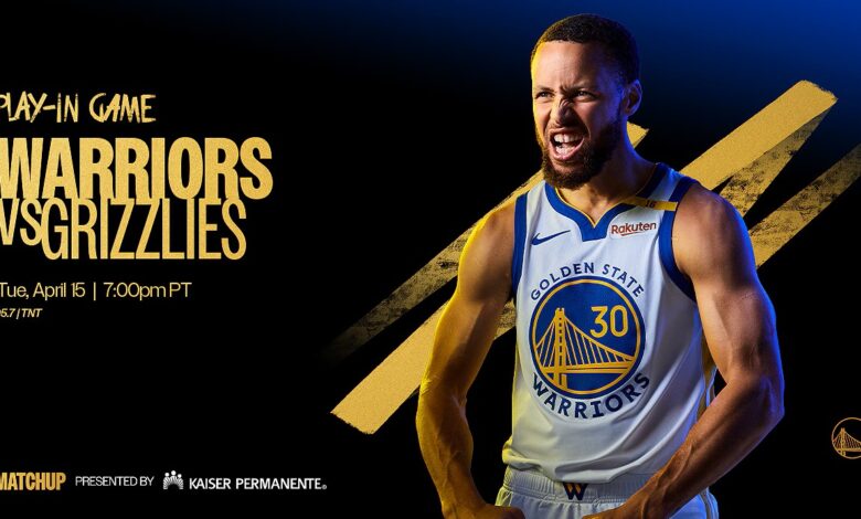 Warriors vs Grizzlies será el segundo encuentro del Play-In de la NBA.