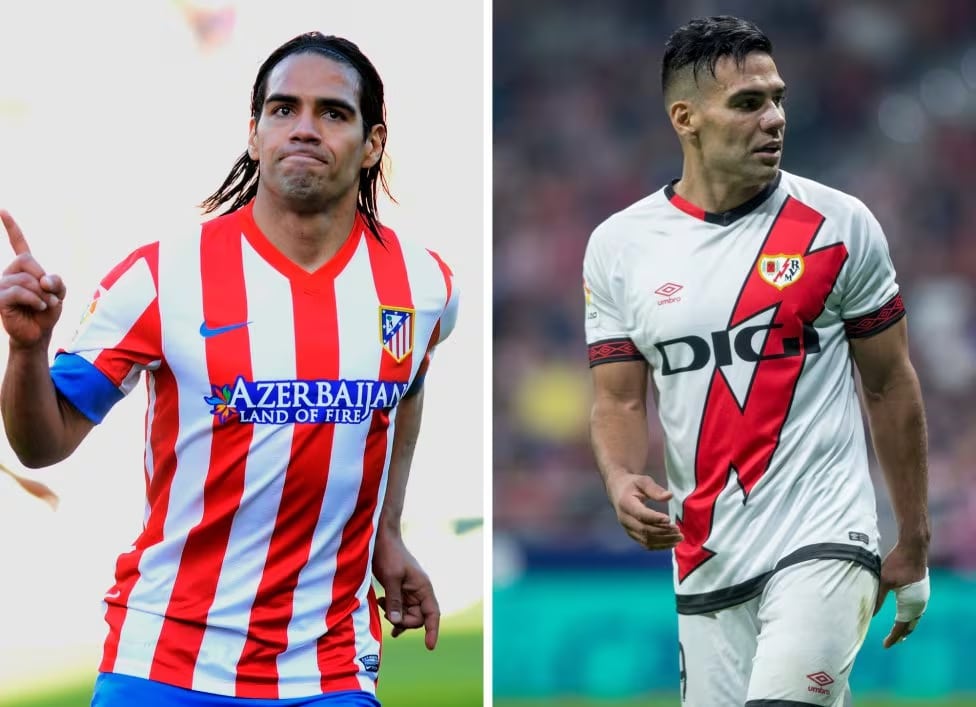 Radamel Falcao, uno de los jugadores más importantes que vistieron las dos camisetas