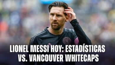 Inter Miami vs Vancouver: estadísticas de Lionel Messi hoy