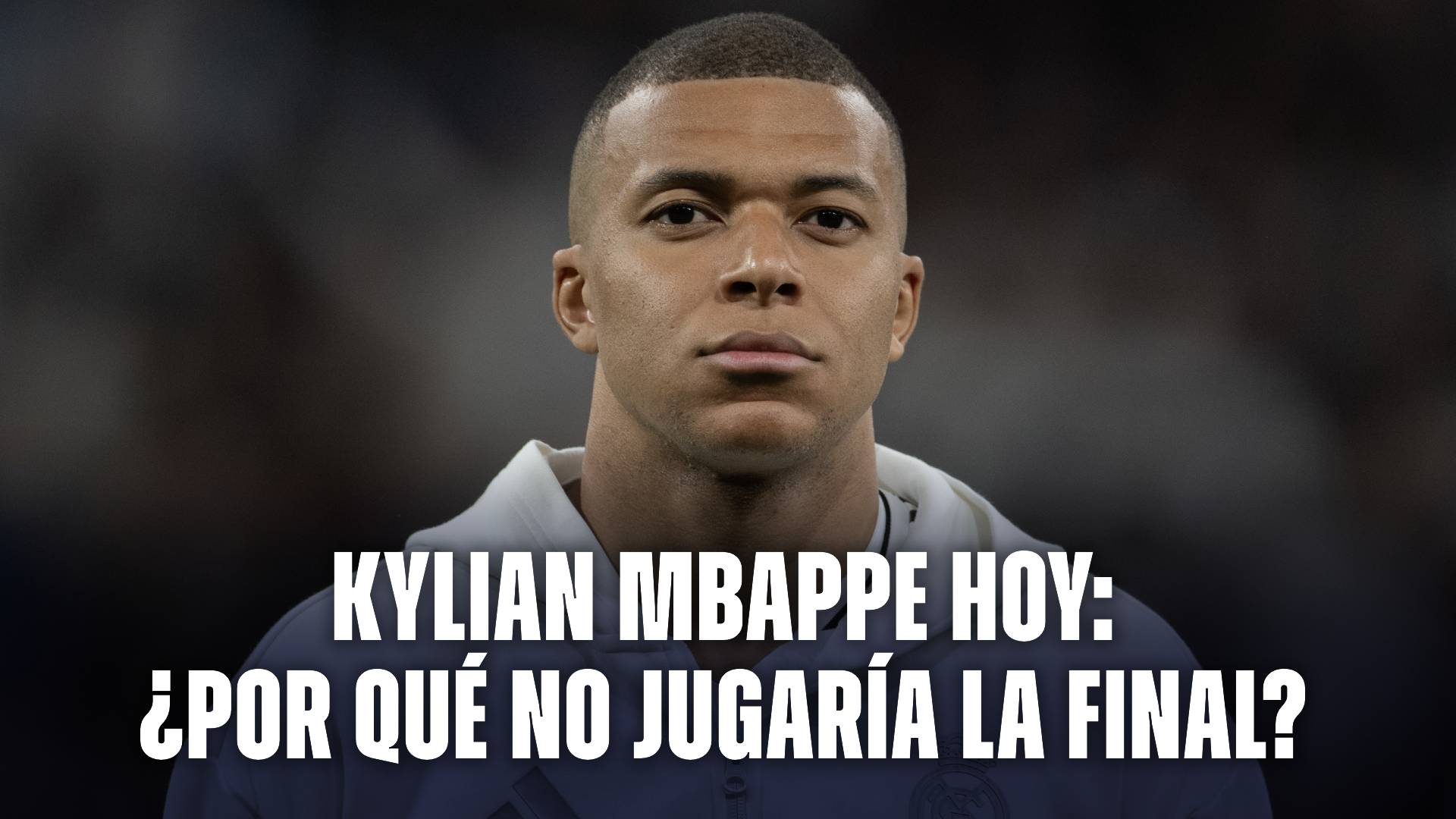 Kylian Mbappe hoy, en duda para la final entre Barcelona vs Real Madrid