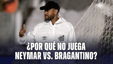 Neymar no está jugando en Santos por lesión y se perderá el duelo ante Bragantino, ¿cuándo podrá volver?.