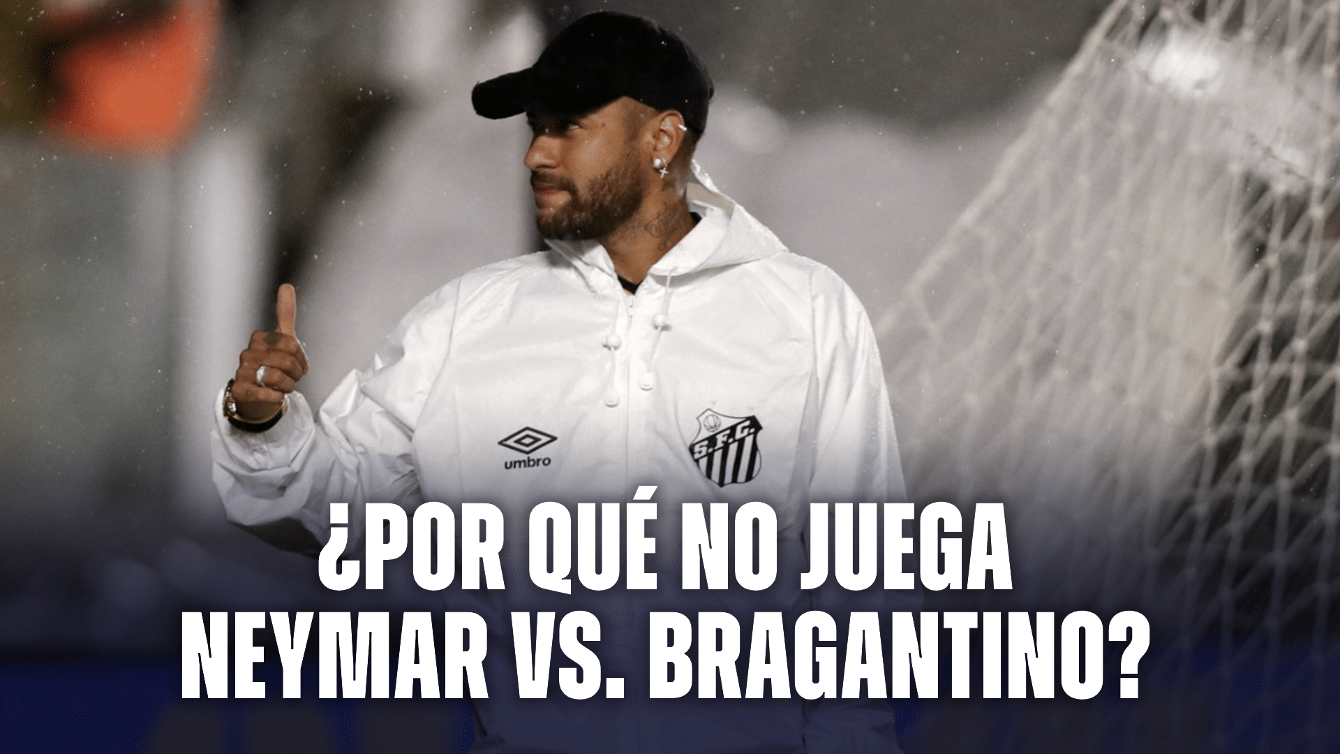 Neymar no está jugando en Santos por lesión y se perderá el duelo ante Bragantino, ¿cuándo podrá volver?.