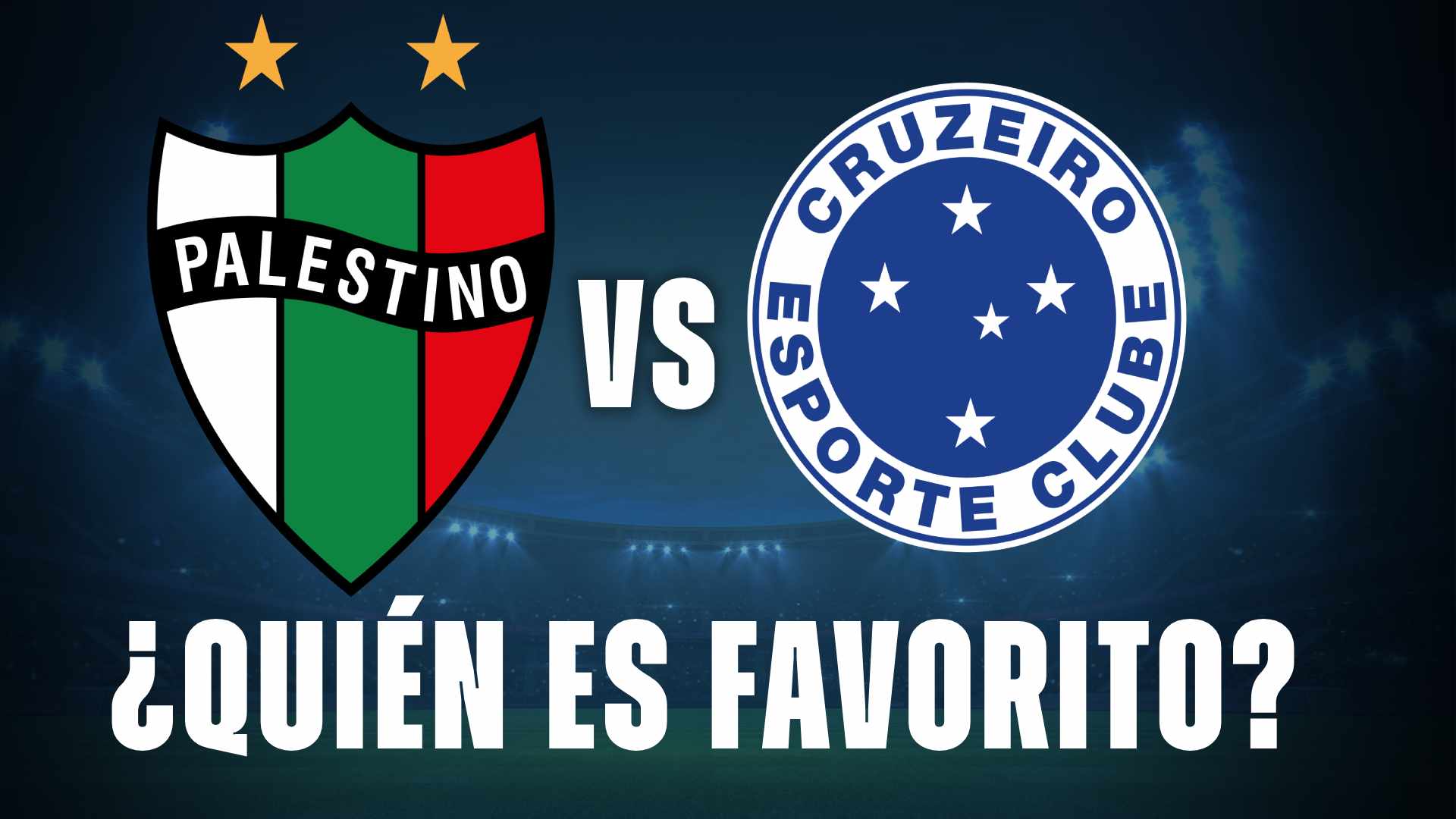 cruzeiro vs palestino hoy
