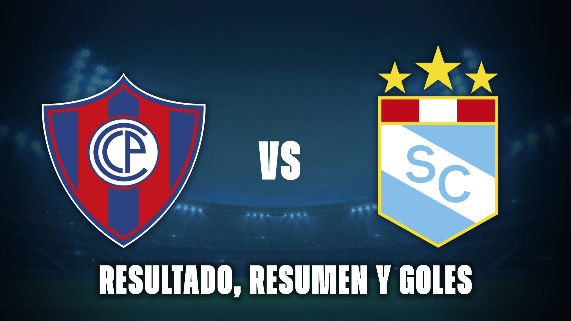 Cerro vs Sporting Cristal, uno de los partidos de la Copa Libertadores 2025.